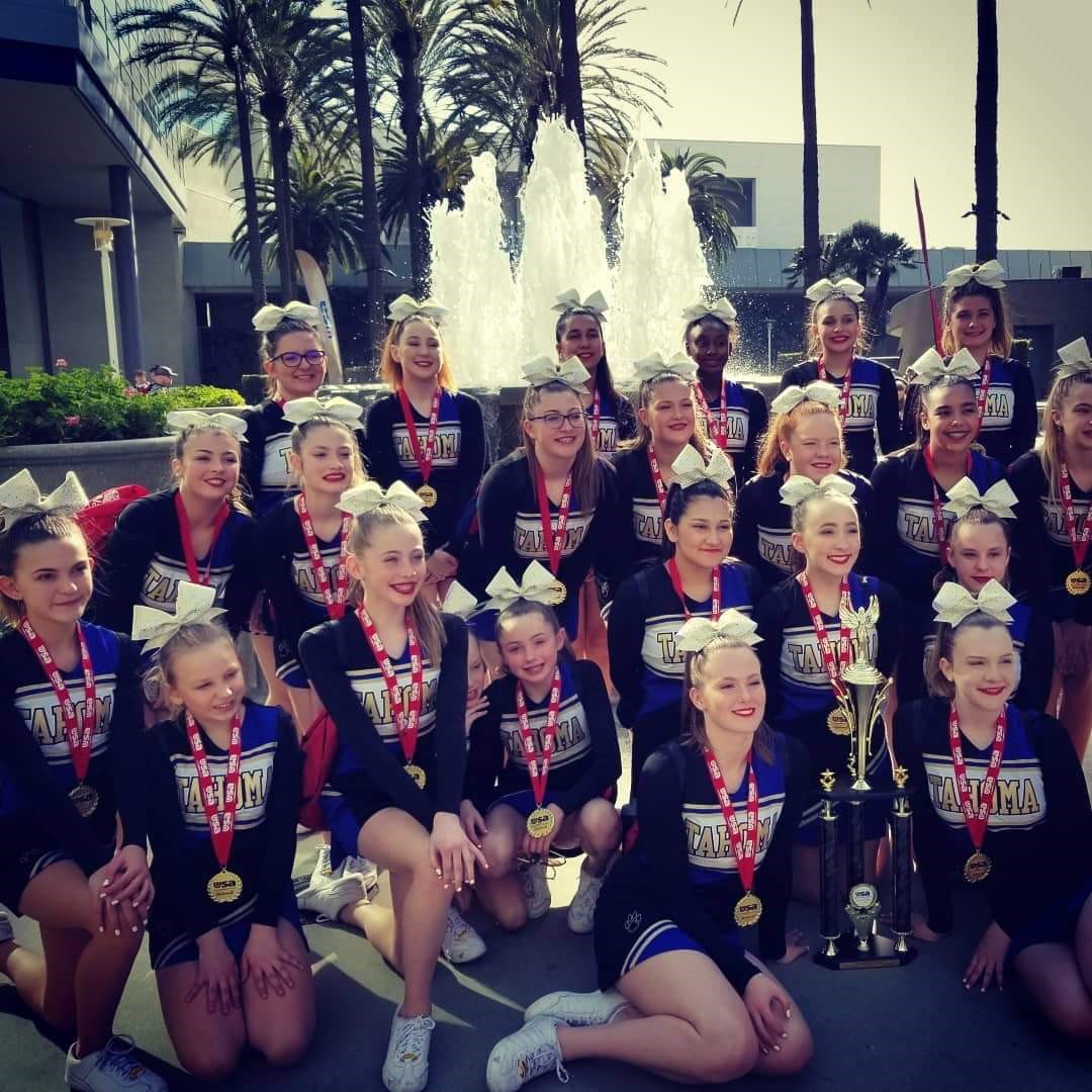 2nd_nationals 2019 USA Spirit Nationals 2nd Place - Traditional Rec Junior Advanced